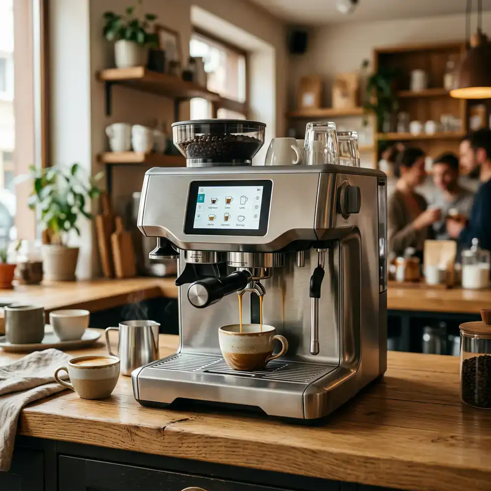 Máquina de café automática QVTabplo Auto-Touch com ecrã